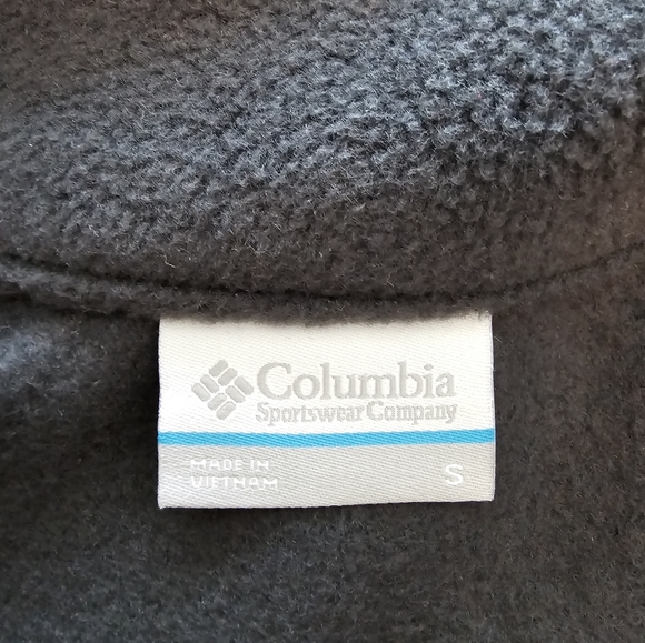 Columbia - Charcoal - Fleece Vest - Size Small - Picture 3 of 4